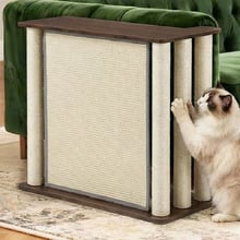 Lumi Side Table with Left Cat Scratching Board